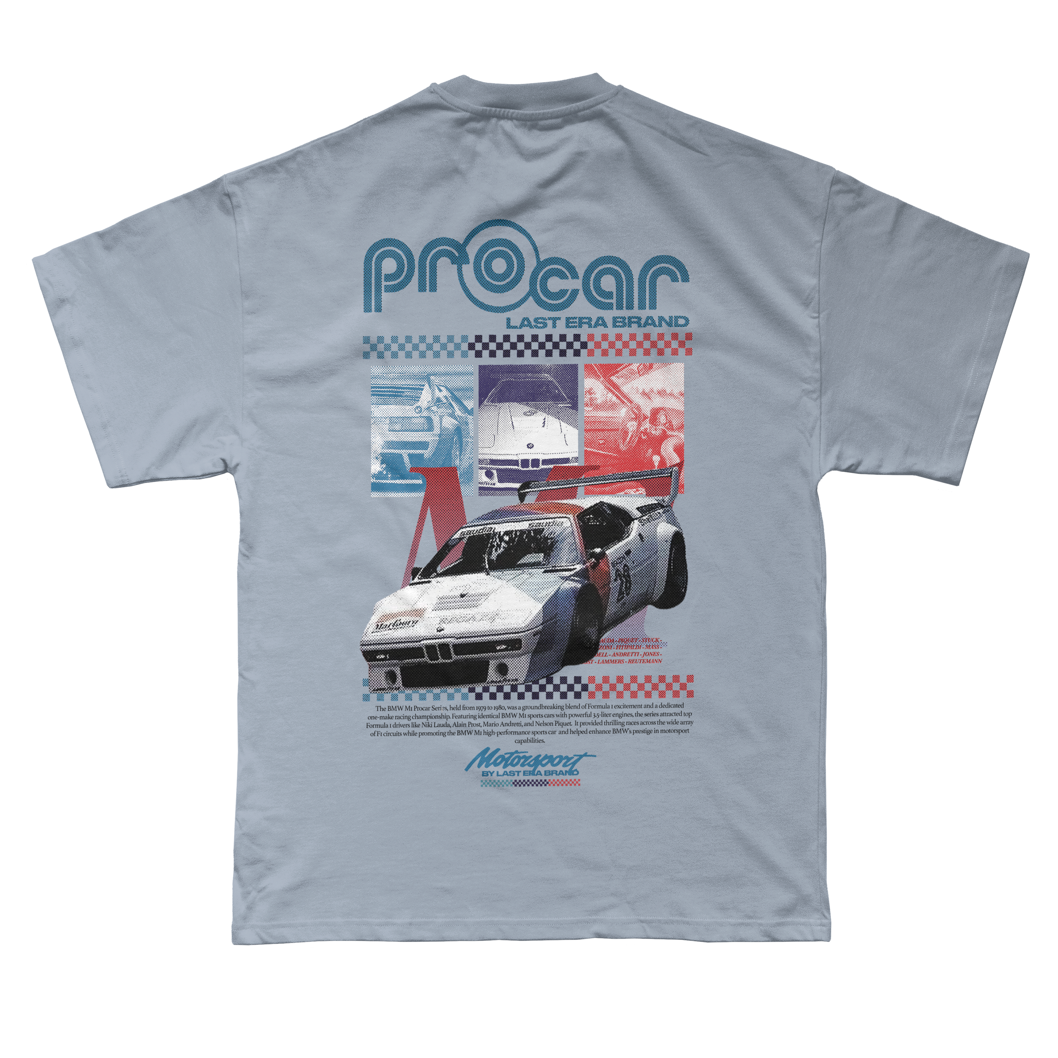 BMW M1 Procar Motorsport Tee - Faded Blue