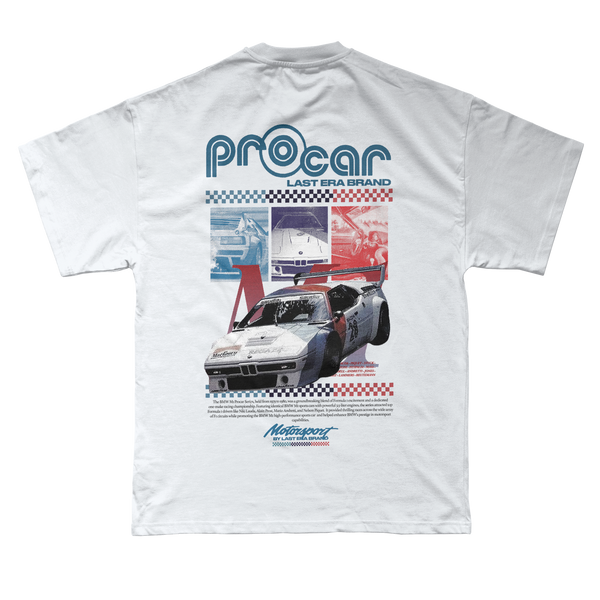 BMW M1 Procar Motorsport Tee - Faded White